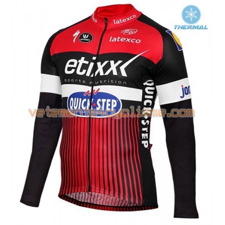 Maillot vélo 2016 Etixx-Quick Step Hiver Thermal Fleece N002