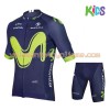 Tenue Cycliste et Cuissard Enfant 2017 Movistar Team N001