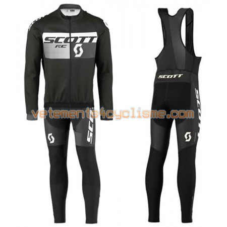 Tenue Cycliste Manches Longues et Collant à Bretelles 2016 Scott N005