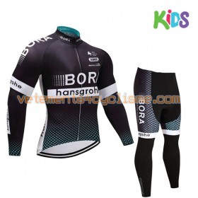 Tenue Cycliste Manches Longues et Collant Long Enfant 2017 Bora-Hansgrohe N001
