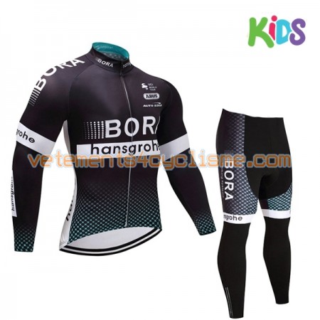 Tenue Cycliste Manches Longues et Collant Long Enfant 2017 Bora-Hansgrohe N001