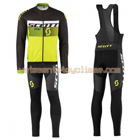 Tenue Cycliste Manches Longues et Collant à Bretelles 2016 Scott N006
