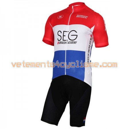 Tenue Cycliste et Cuissard à Bretelles 2017 Seg Racing Academy Championnats de Pays-Bas