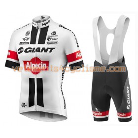Tenue Cycliste et Cuissard à Bretelles 2016 Giant-Alpecin N002
