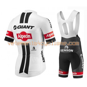 Tenue Cycliste et Cuissard à Bretelles 2016 Giant-Alpecin N002