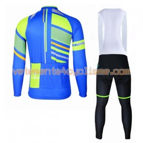 Tenue Cycliste Manches Longues et Collant à Bretelles 2017 X-Tiger N003