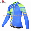 Tenue Cycliste Manches Longues et Collant à Bretelles 2017 X-Tiger N003