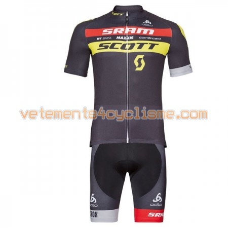 Tenue Cycliste et Cuissard à Bretelles 2017 Scott Sram N001