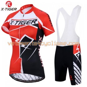 Tenue Cycliste et Cuissard à Bretelles Femme 2017 X-Tiger N009