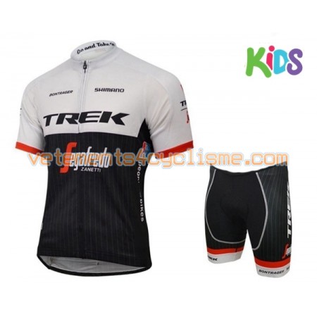 Tenue Cycliste et Cuissard à Bretelles Enfant 2016 Trek-Segafredo N014