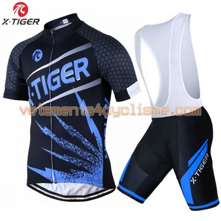 Tenue Cycliste et Cuissard à Bretelles 2017 X-Tiger N008