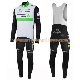 Tenue Cycliste Manches Longues et Collant à Bretelles 2016 Dimension Data N001