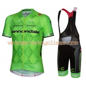 Tenue Cycliste et Cuissard à Bretelles 2016 Cannondale-Drapac N001