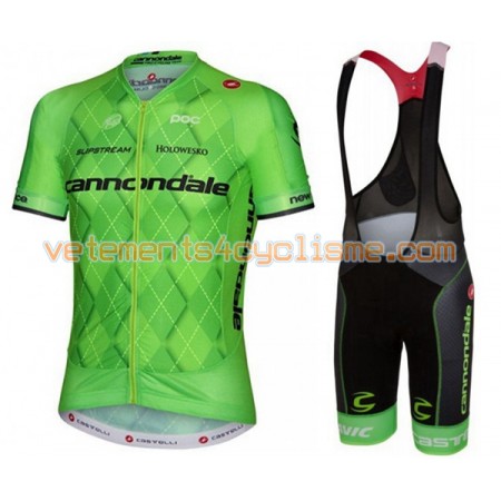 Tenue Cycliste et Cuissard à Bretelles 2016 Cannondale-Drapac N001