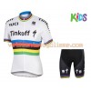 Tenue Cycliste et Cuissard à Bretelles Enfant 2016 Tinkoff N013