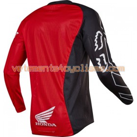 Maillots VTT/Motocross 2017 Fox Racing 360 Honda Manches Longues N001