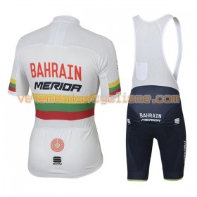 Tenue Cycliste et Cuissard à Bretelles 2017 Bahrain Merida Championnats de Lituanie