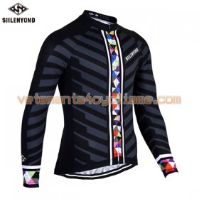 Maillot vélo 2017 Siilenyond Manches Longues N029